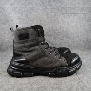 Mens Boots 511 Lightweight Hiking Tactical Combat Safety Toe 46 Gray Black Laced